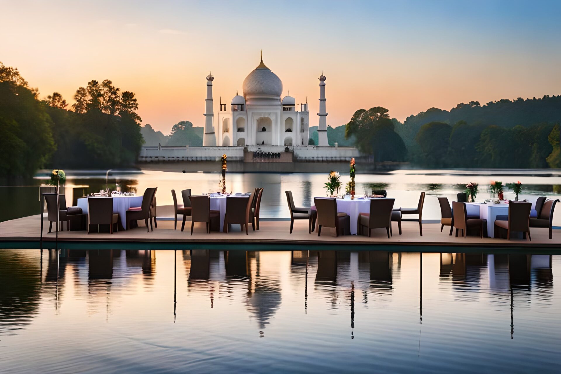 mosque-with-reflection-setting-sun-water