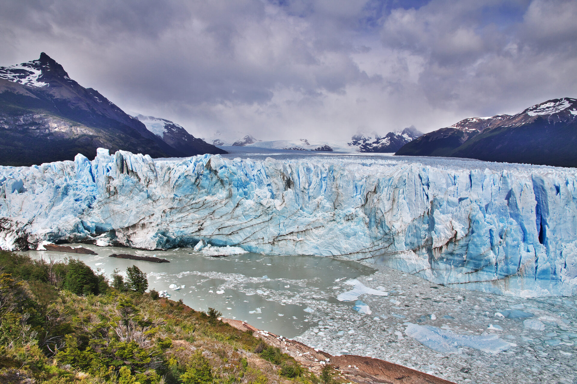 Perito Moreno Glacier close El Calafate in Patagonia of Argentina